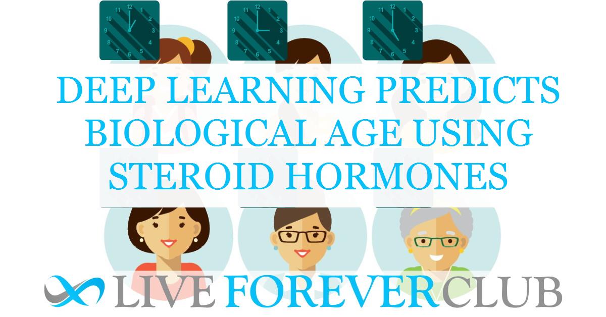 Deep learning predicts biological age using steroid hormones