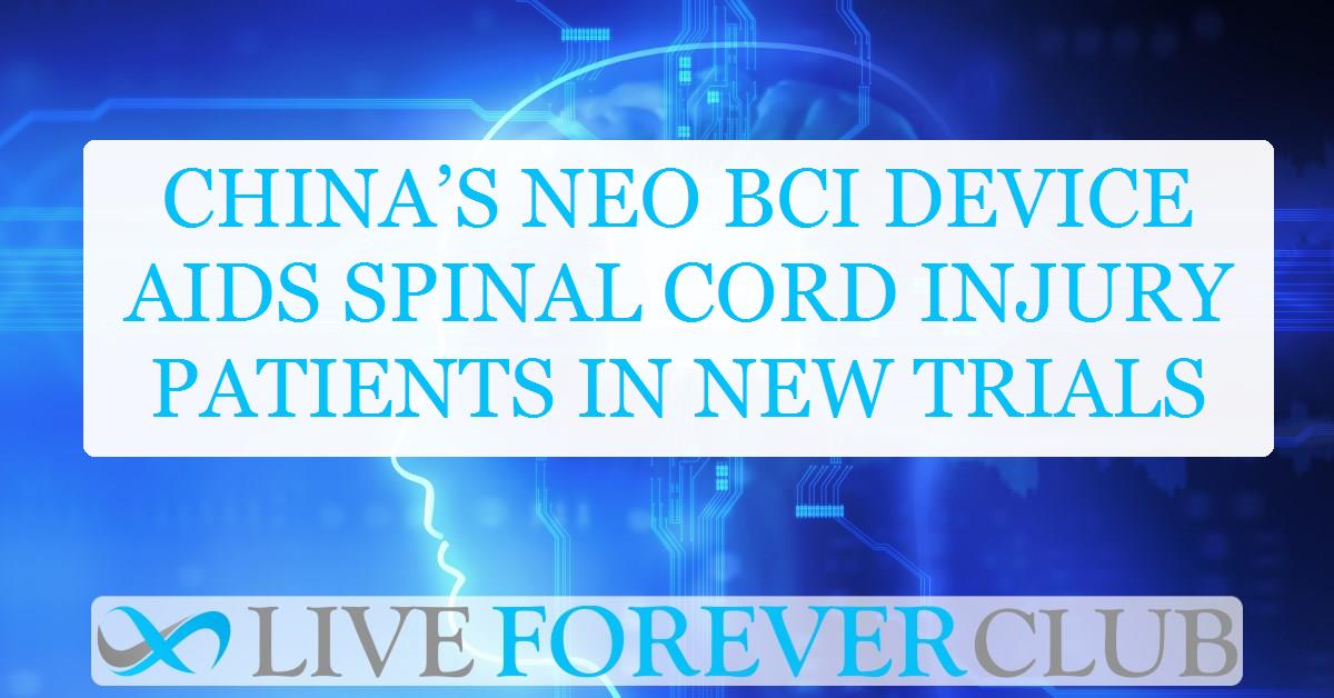 China’s NEO BCI device aids spinal cord injury patients in new trials