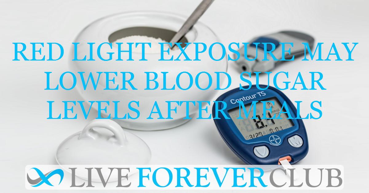 Red light exposure may lower blood sugar levels after meals