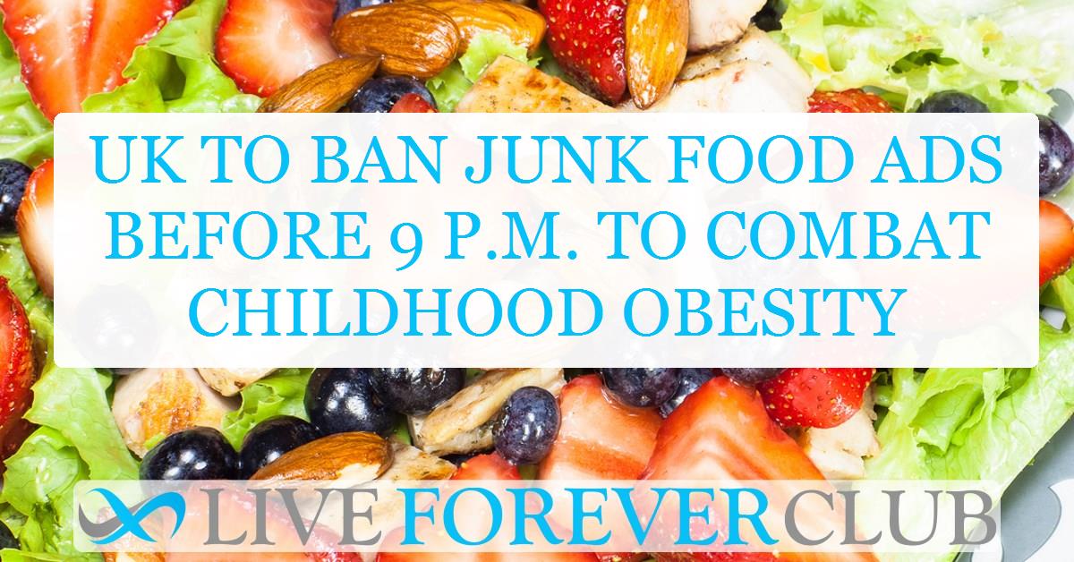 UK to ban junk food ads before 9 p.m. to combat childhood obesity