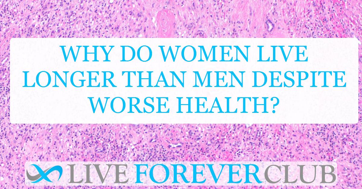 Why do women live longer than men despite worse health?