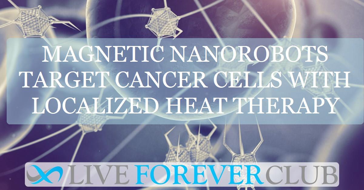 Magnetic nanorobots target cancer cells with localized heat therapy