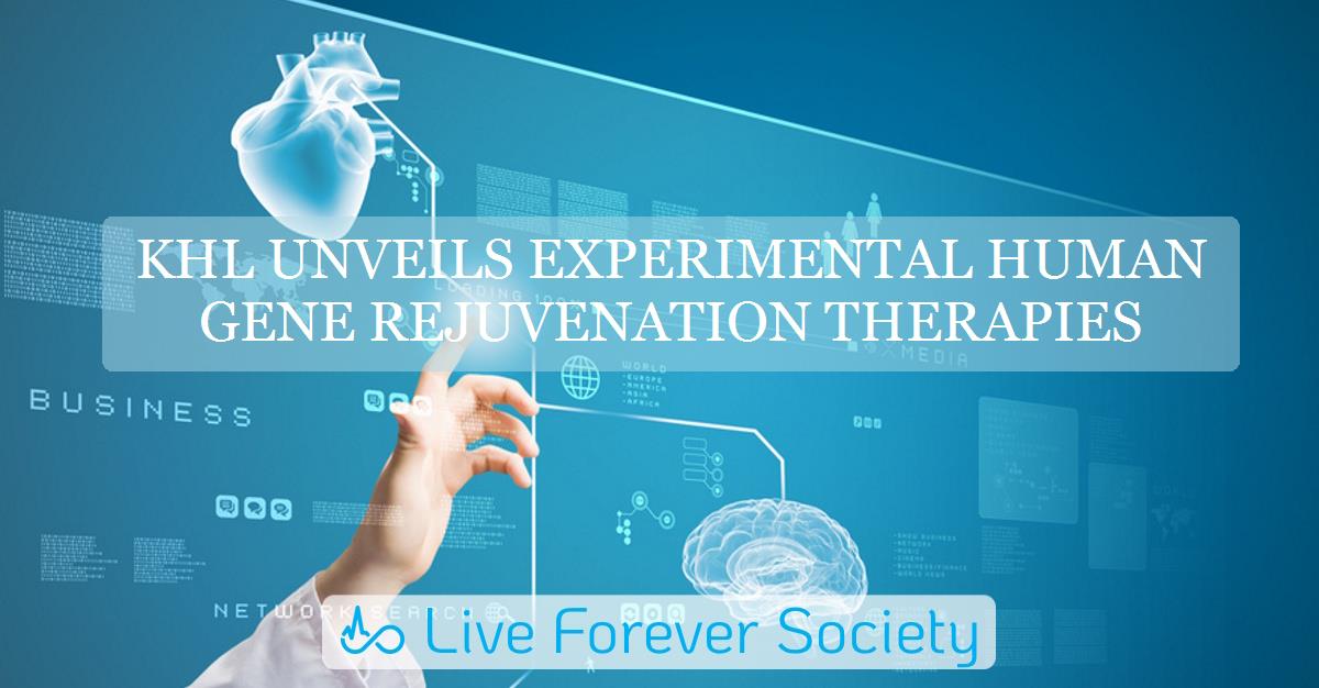 KHL unveils experimental human gene rejuvenation therapies