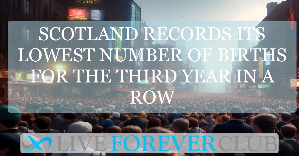 Scotland records its lowest number of births for the third year in a row