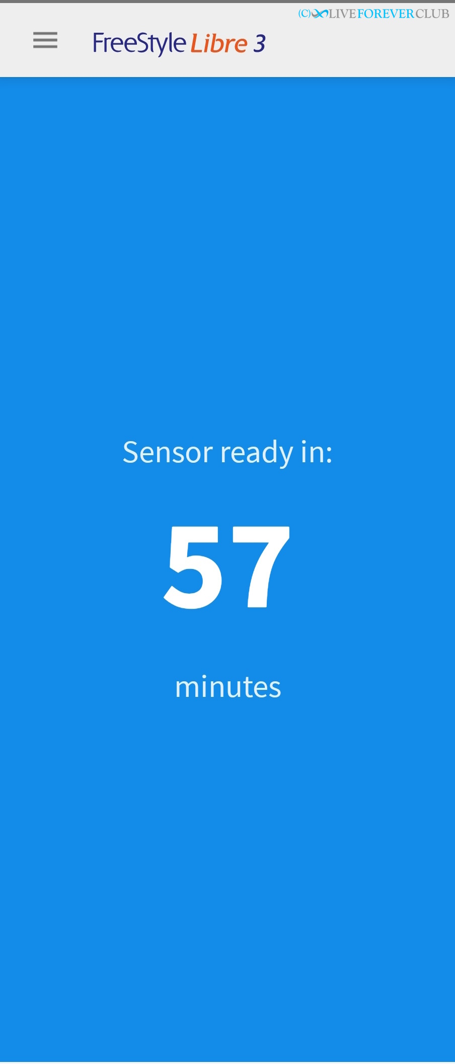 freestyle libre CGM app calibration timer